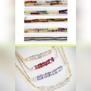 3/$30 Personalize Your Gemstone Necklace